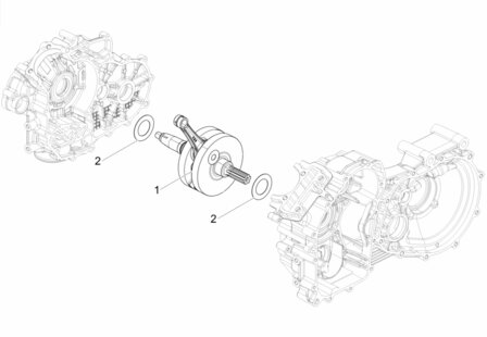 Crankshaft Calessino 200 EU2