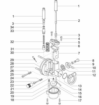 Spring choke plunger Ape50