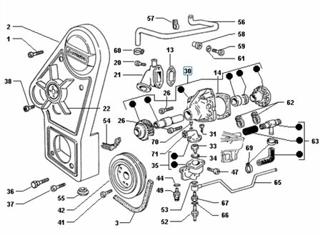 Waterpomp Daihatsu / Porter 1.4 Diesel