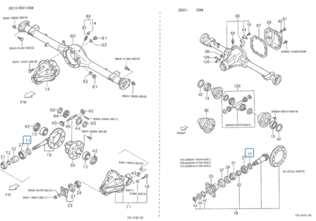 Vulring pignonas 2.6mm. Daihatsu / Porter Benzine en Diesel 