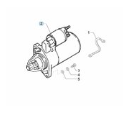 Startmotor Ape Classic 400 Diesel EU2 + EU4 - AKTIE