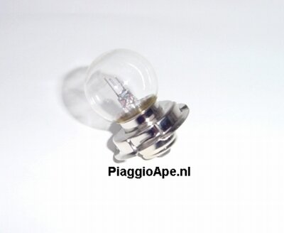 Lamp voor koplamp Ape P50 , 6V