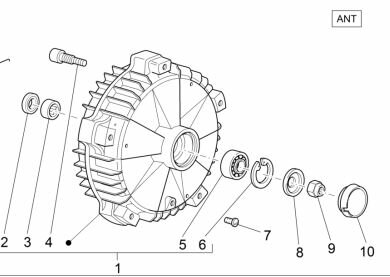 Wheel - needle bearing front axle ApeTM + Vespacar P3