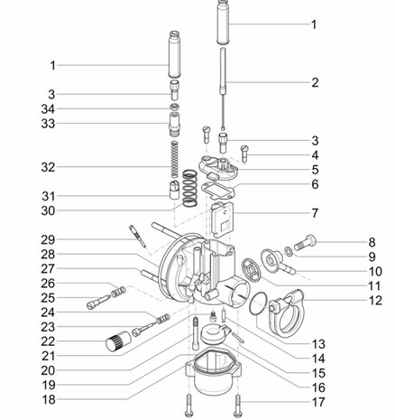 Spring choke plunger Ape50