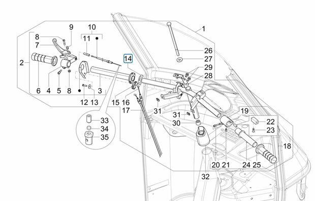 Gear selection indicator Ape50