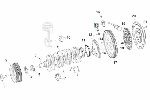 Krukas sensor Porter Multitech 1.3 E6