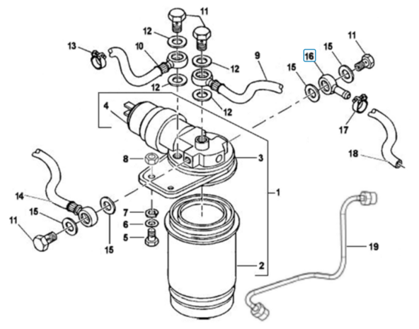 Banjobout Brandstoftank Ape Classic + Calessino + ApeTM  400cc + 422cc Diesel