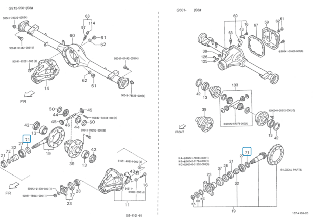 Vulring pignonas 2.5mm. Daihatsu / Porter Benzine en Diesel 