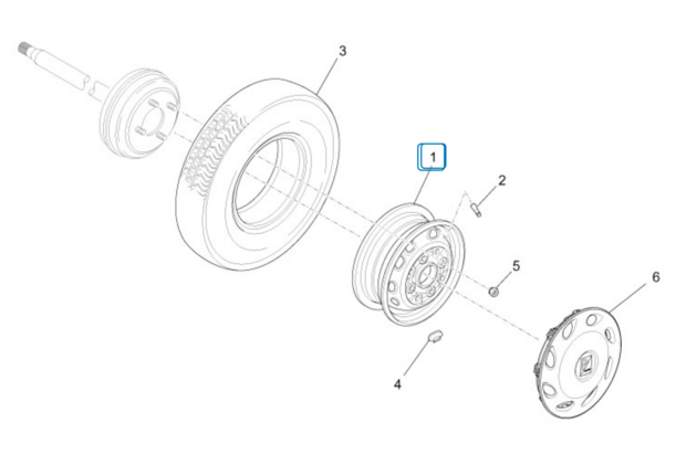 Velg 12inch. Porter Electric - Update vanaf 2009