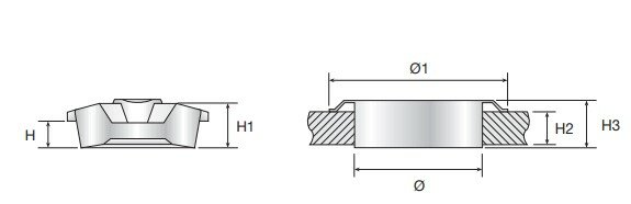 ijsdeksel rond RVS/INOX - 27cm