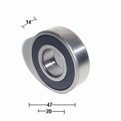 Rear wheel axle bearing Ape50